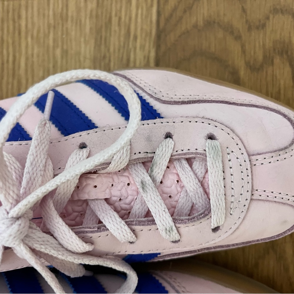 adidas Gazelle Pink and Blue Women's Sneakers - Picture 5 of 8
